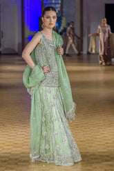 SOFT GREEN SWANS BRIDAL